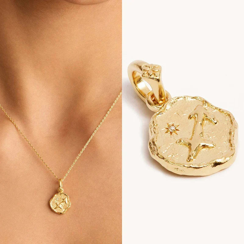 Collar con Colgante de Astrología Signo del Zodiaco