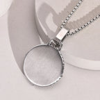 Collar con Colgante Brújula Rosa de los Vientos para Hombre
