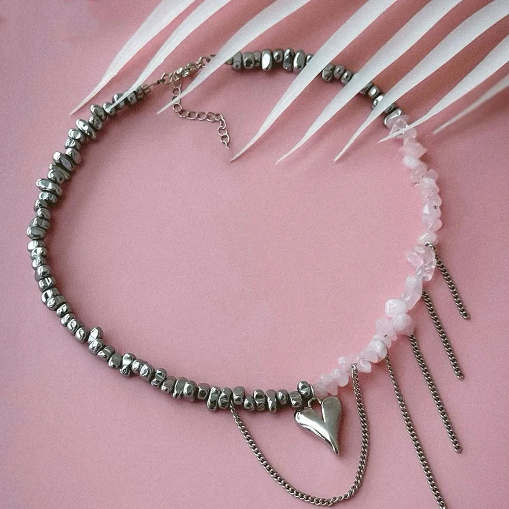 Collar con Colgante de Corazón A