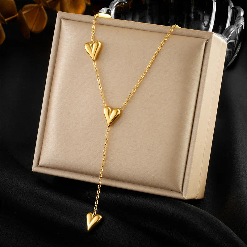 Collar con Colgante de Corazón para Mujer