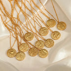 Collar con Colgante de Constelación Signo del Zodiaco