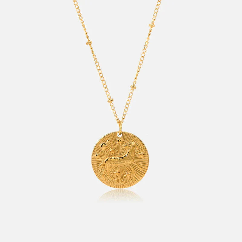 Collar con Colgante de Constelación Signo del Zodiaco