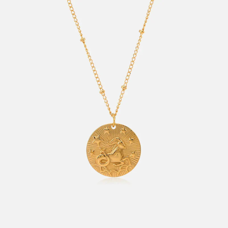 Collar con Colgante de Constelación Signo del Zodiaco