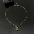 Collar con Colgante de Calavera Cabeza de Muerto bronce
