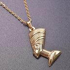 Collar con Colgante de Nefertiti oro