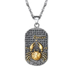 Collar con Colgante de Estilo Signo del Zodiaco Astrológico