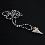 Collar con Colgante Diente de Tiburón Blanco