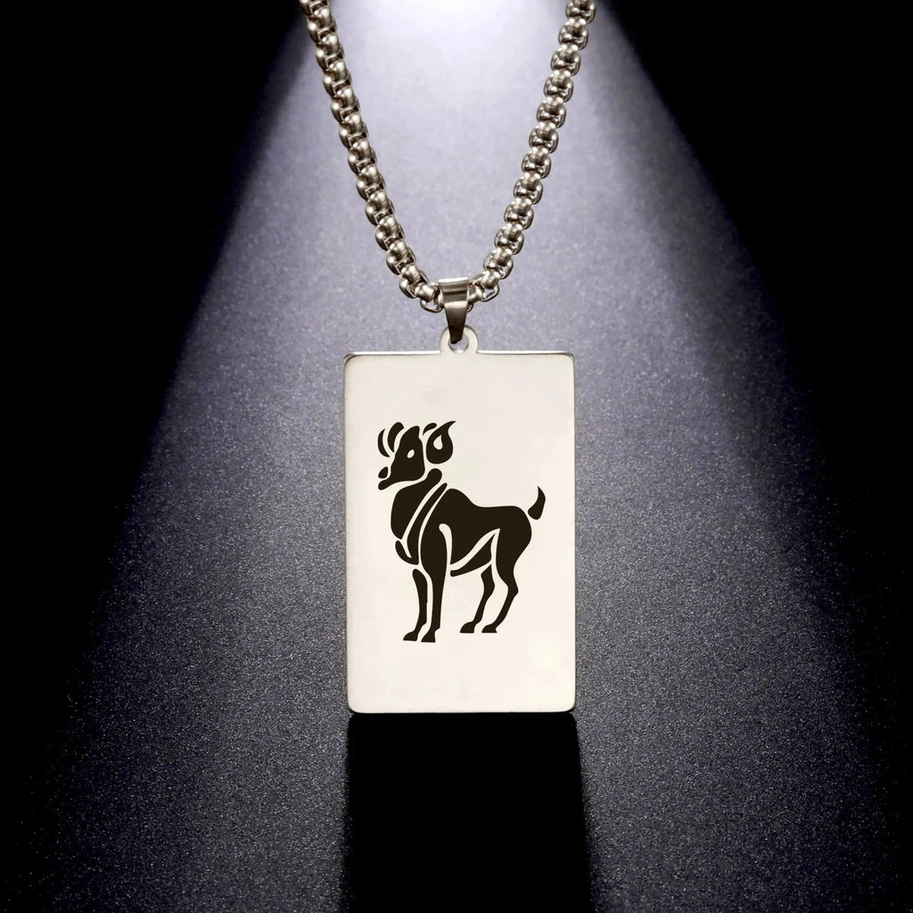 Collar con Colgante Elegante Signo del Zodíaco Astrológico