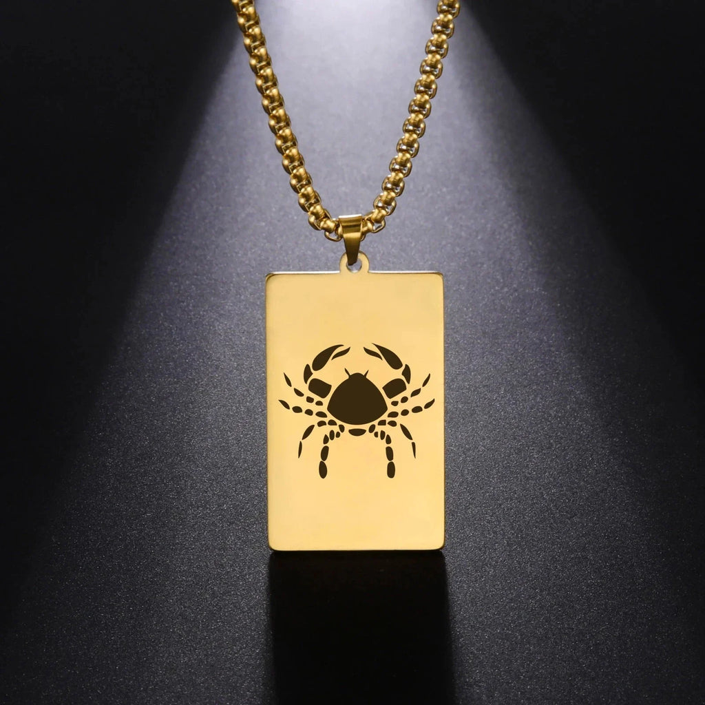 Collar con Colgante Elegante Signo del Zodíaco Astrológico