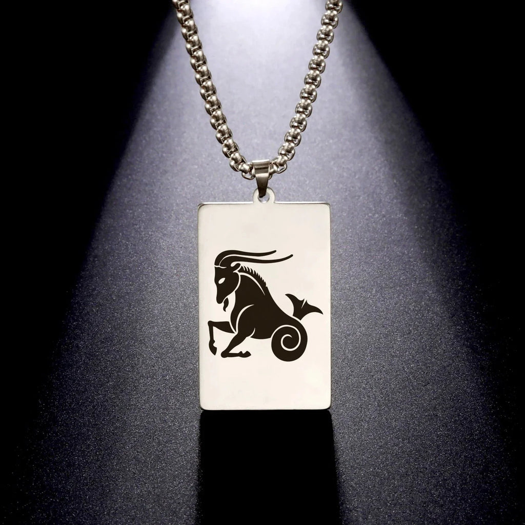 Collar con Colgante Elegante Signo del Zodíaco Astrológico