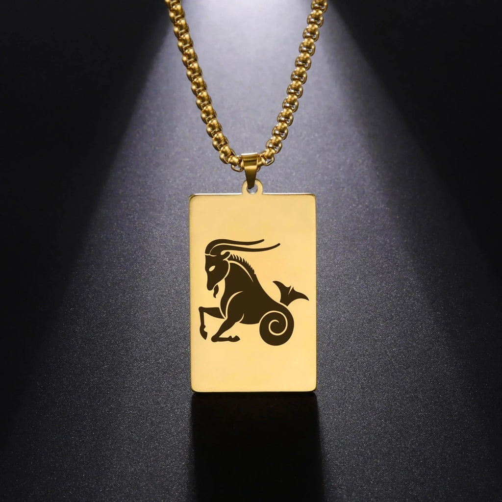 Collar con Colgante Elegante Signo del Zodíaco Astrológico
