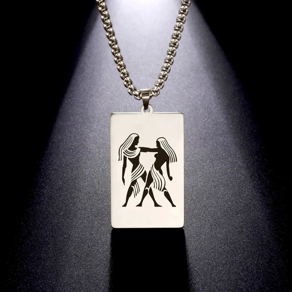 Collar con Colgante Elegante Signo del Zodíaco Astrológico