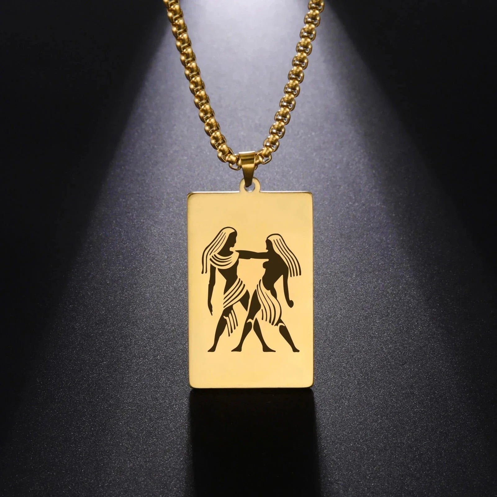 Collar con Colgante Elegante Signo del Zodíaco Astrológico