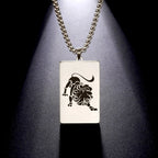 Collar con Colgante Elegante Signo del Zodíaco Astrológico
