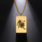 Collar con Colgante Elegante Signo del Zodíaco Astrológico