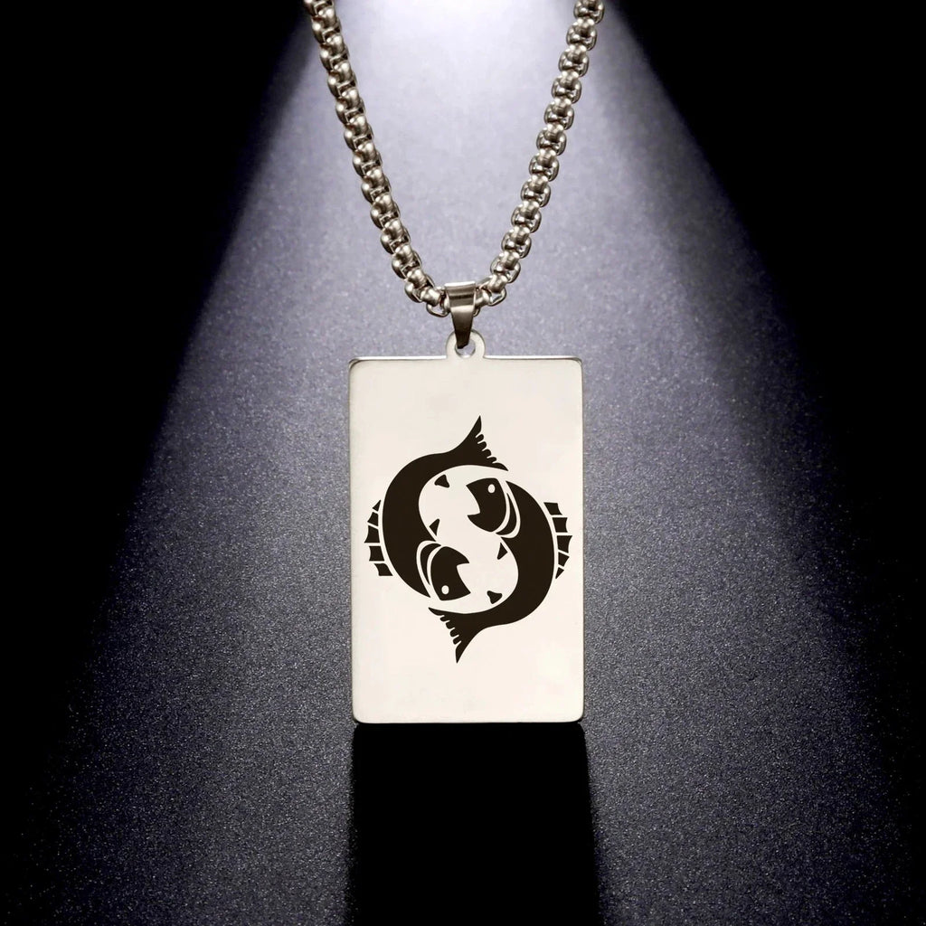 Collar con Colgante Elegante Signo del Zodíaco Astrológico