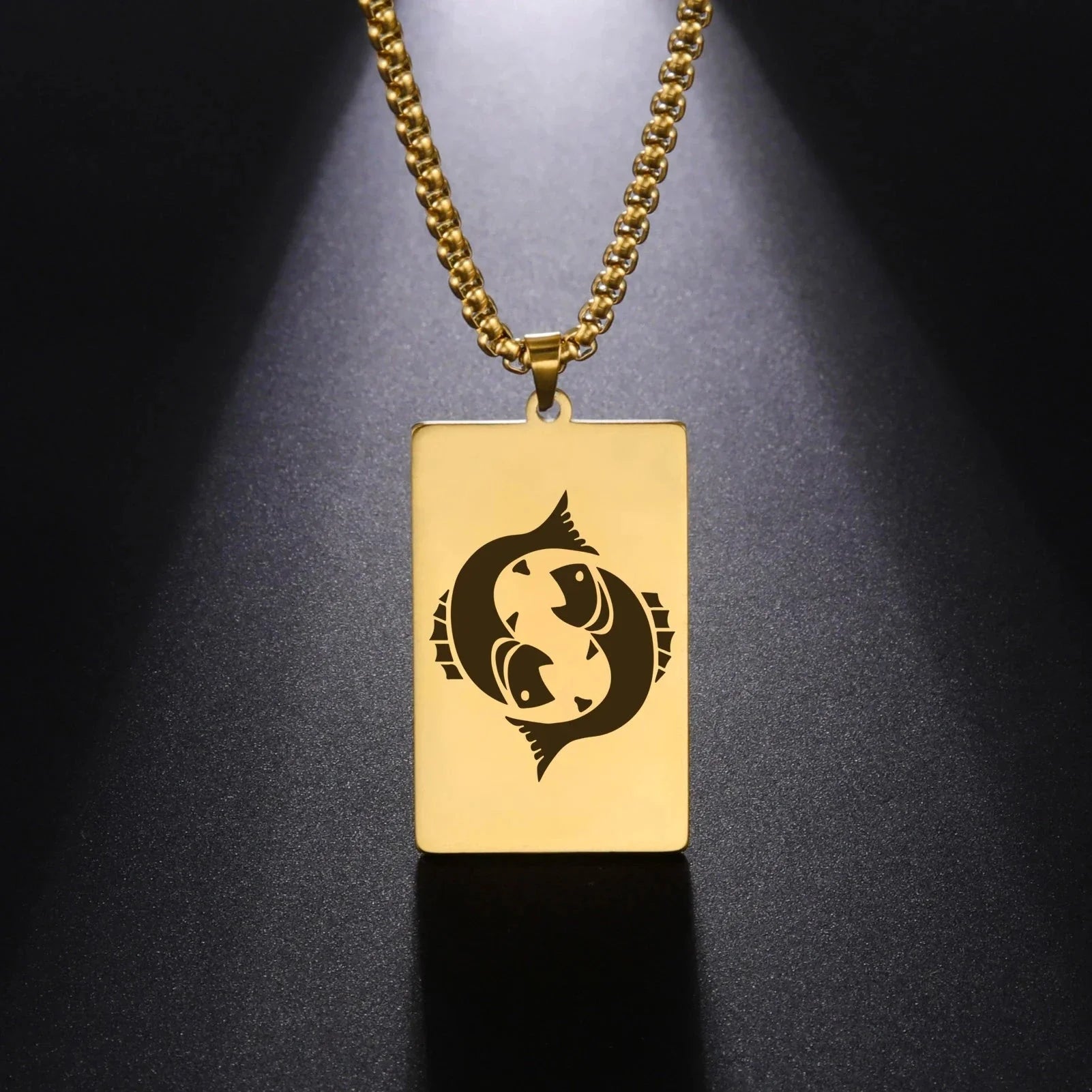 Collar con Colgante Elegante Signo del Zodíaco Astrológico