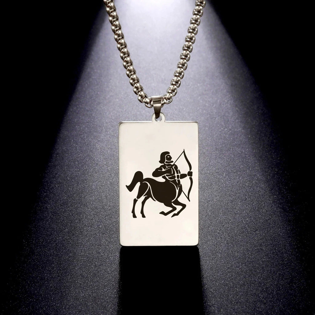 Collar con Colgante Elegante Signo del Zodíaco Astrológico