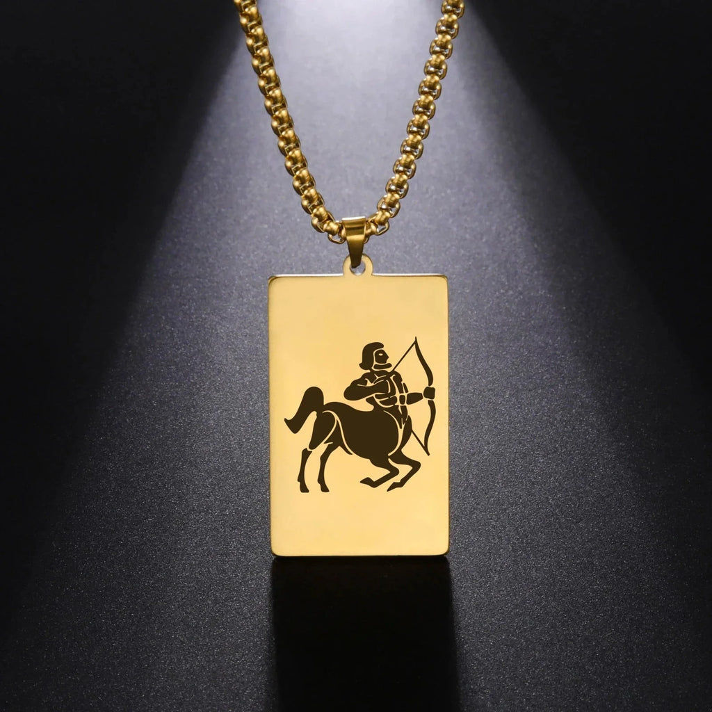 Collar con Colgante Elegante Signo del Zodíaco Astrológico