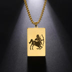 Collar con Colgante Elegante Signo del Zodíaco Astrológico