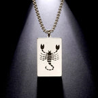 Collar con Colgante Elegante Signo del Zodíaco Astrológico