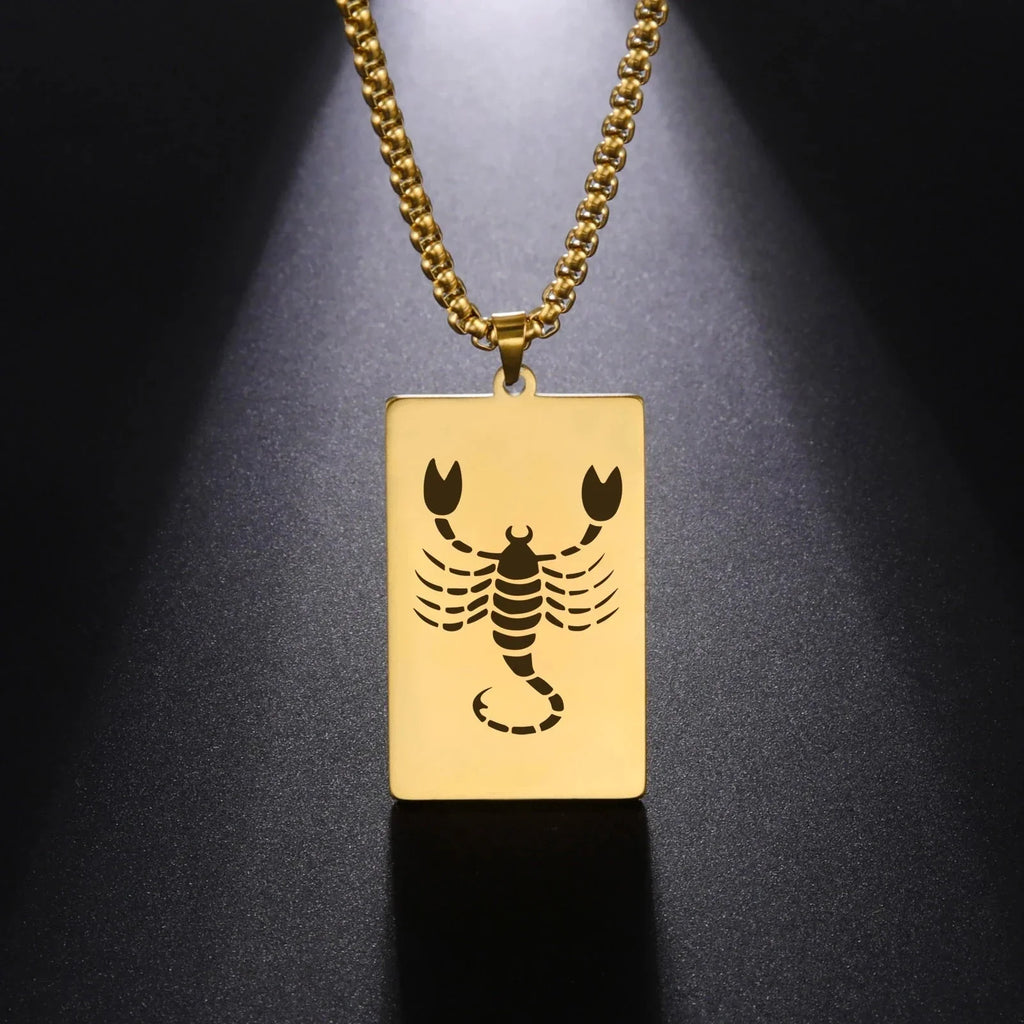 Collar con Colgante Elegante Signo del Zodíaco Astrológico