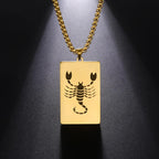 Collar con Colgante Elegante Signo del Zodíaco Astrológico