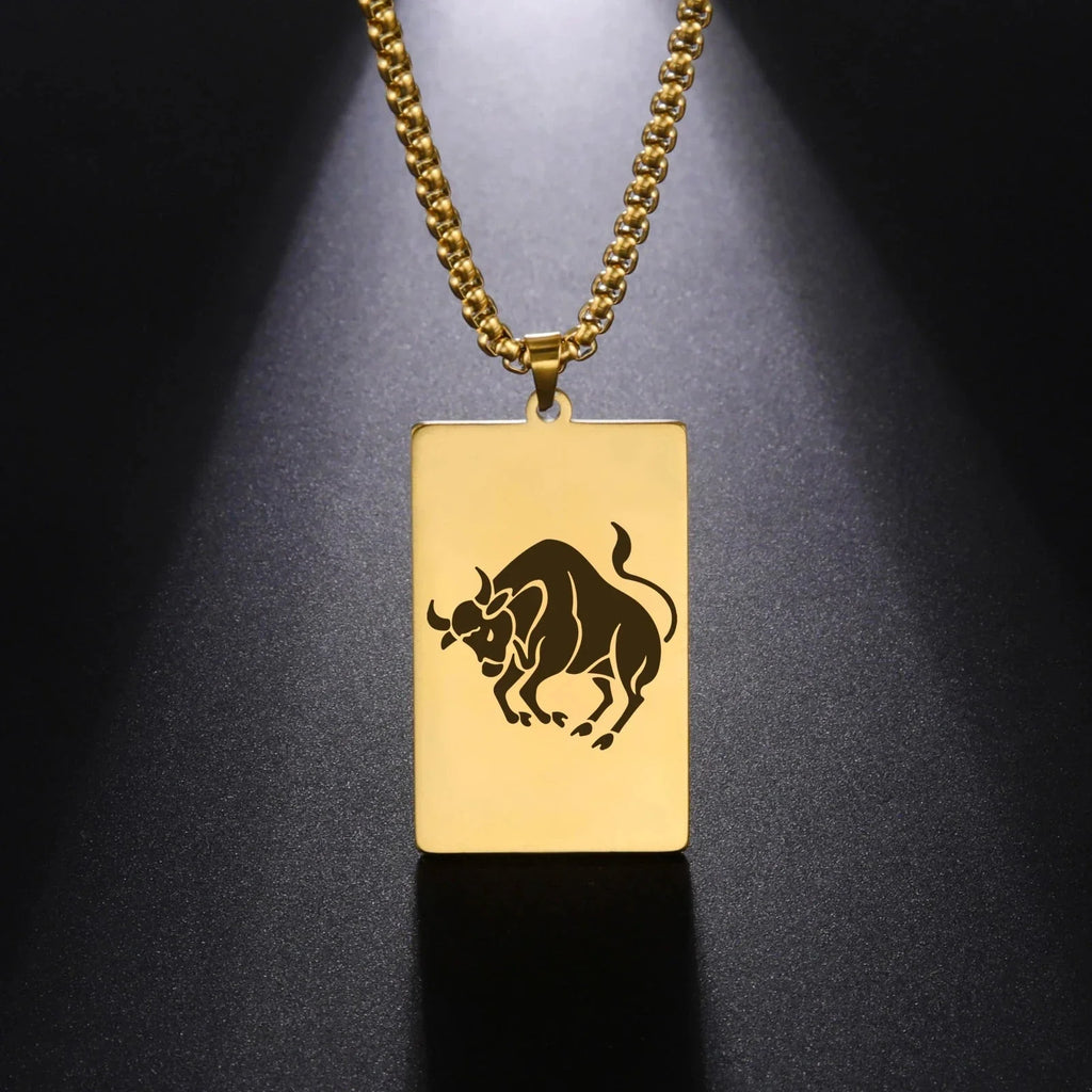 Collar con Colgante Elegante Signo del Zodíaco Astrológico