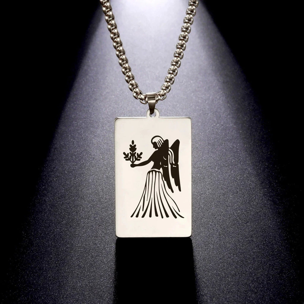Collar con Colgante Elegante Signo del Zodíaco Astrológico