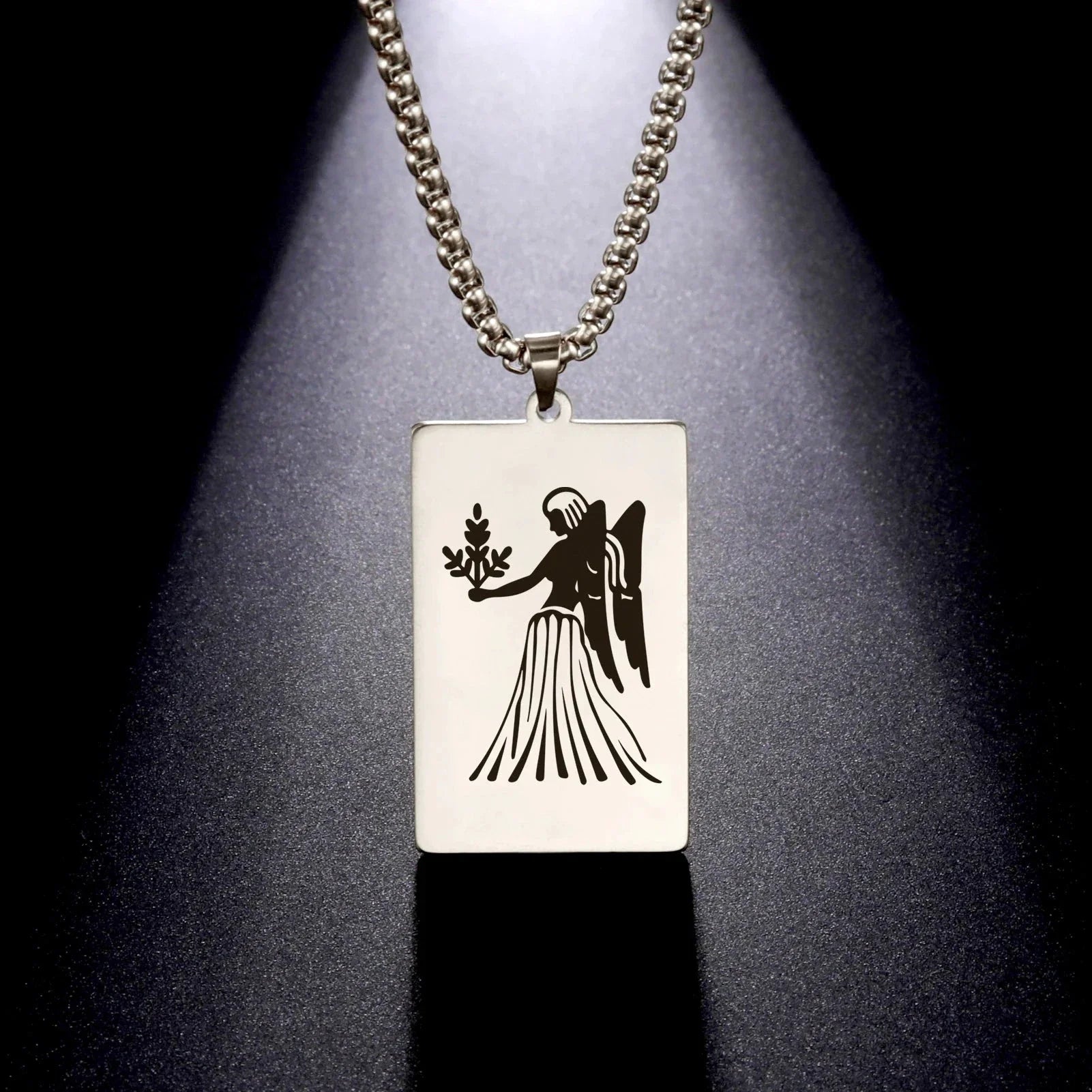 Collar con Colgante Elegante Signo del Zodíaco Astrológico