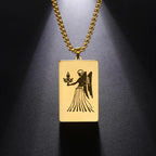 Collar con Colgante Elegante Signo del Zodíaco Astrológico