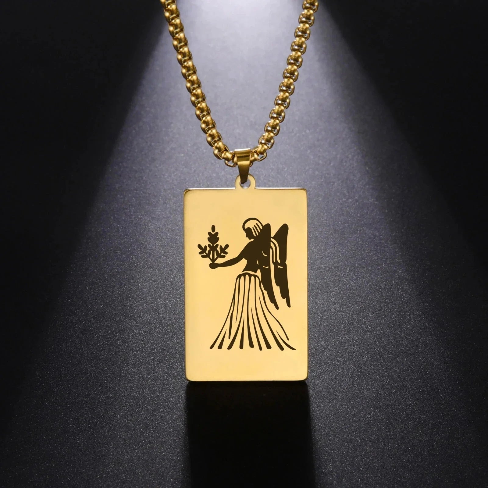 Collar con Colgante Elegante Signo del Zodíaco Astrológico