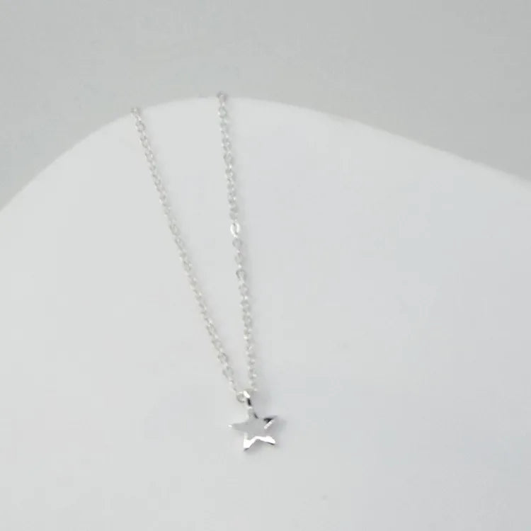 Collar con Colgante Estrella de plata