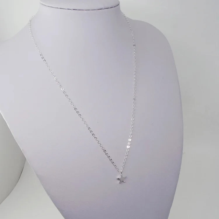Collar con Colgante Estrella de plata