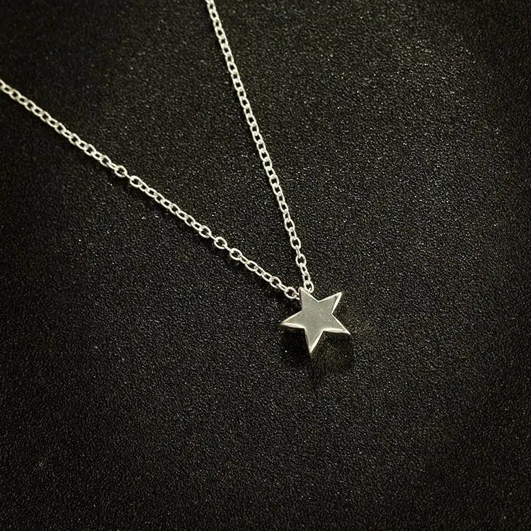 Collar con Colgante Estrella de plata