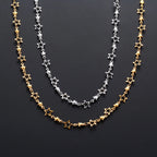 Collar con Colgante de Estrella de Astrología para Hombre o Mujer plata