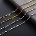Collar con Colgante de Estrella de Astrología para Hombre o Mujer plata