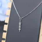 Collar con Colgante Estrella para Hombre plata