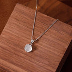 Collar con Colgante Fertilidad Piedra de Luna Mujer