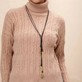 Collar con Colgante Hoja de Otoño