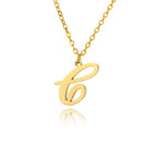 Collier avec pendentif initiale pour femme - lettre