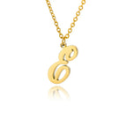 Collier avec pendentif initiale pour femme - lettre