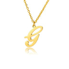 Collier avec pendentif initiale pour femme - lettre