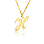 Collier avec pendentif initiale pour femme - lettre