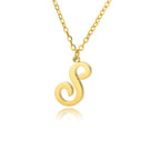 Collier avec pendentif initiale pour femme - lettre