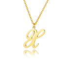 Collier avec pendentif initiale pour femme - lettre