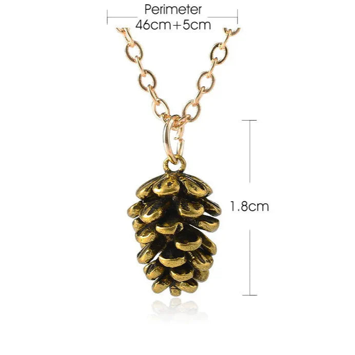 Collar con Colgante Piña Mujer