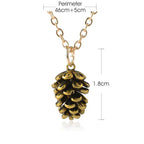 Collar con Colgante Piña Mujer