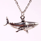 Collar con Colgante de Tiburón plata
