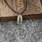 Collar con Colgante de Árbol de Navidad de oro